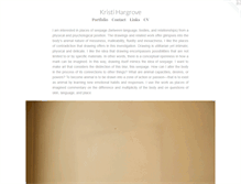 Tablet Screenshot of kristihargrove.com